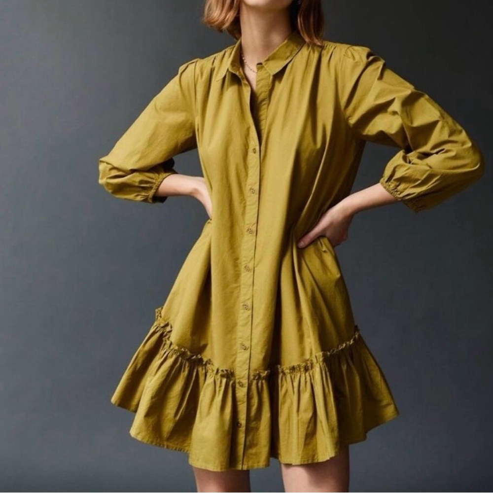 Anthropologie Shelley Flounced Tunic dress NWT